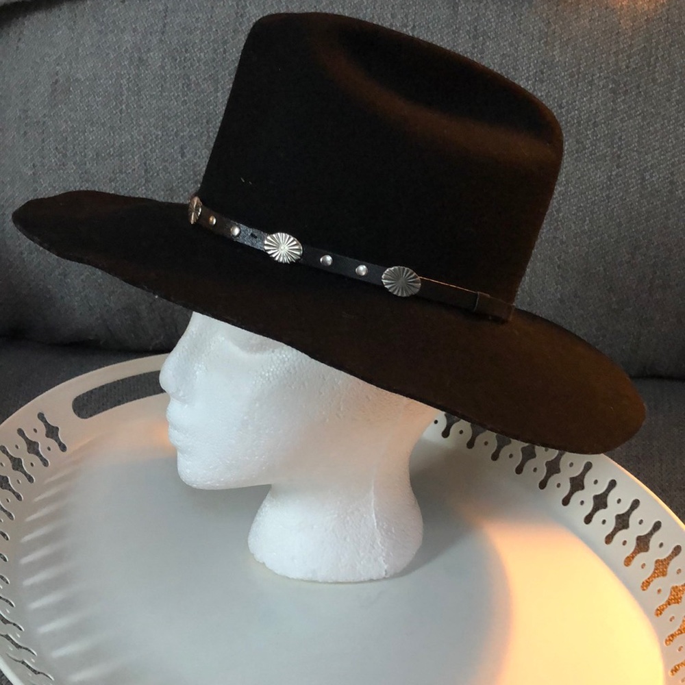Wrangler Riata Riviera unisex wool cowboy hat made in the USA size 6 7/8 (55)